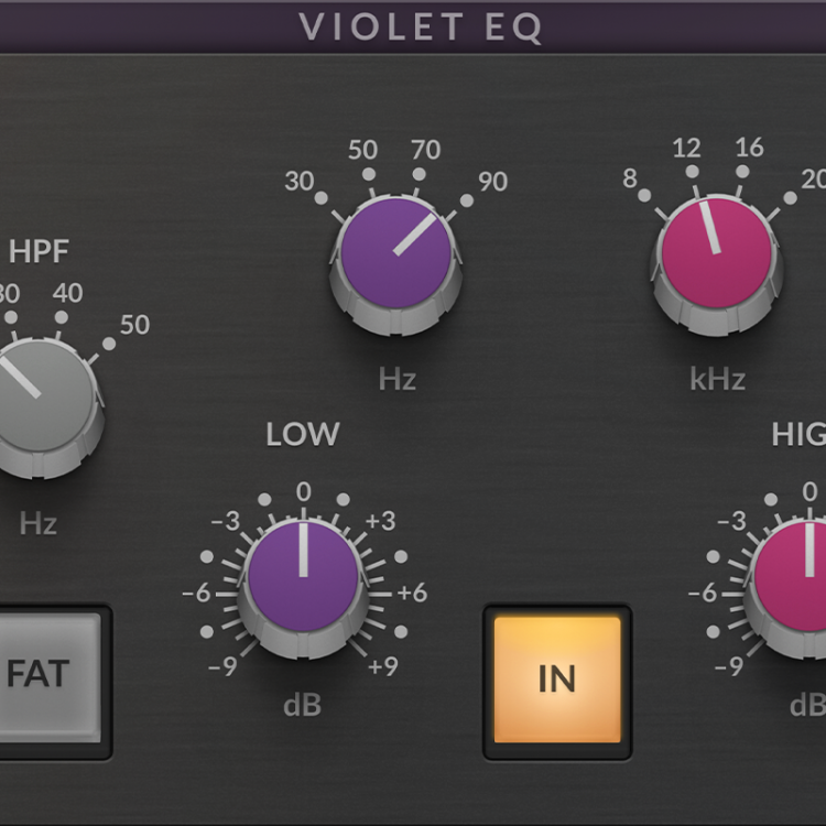 SSL Fusion Violet EQ-Plugin