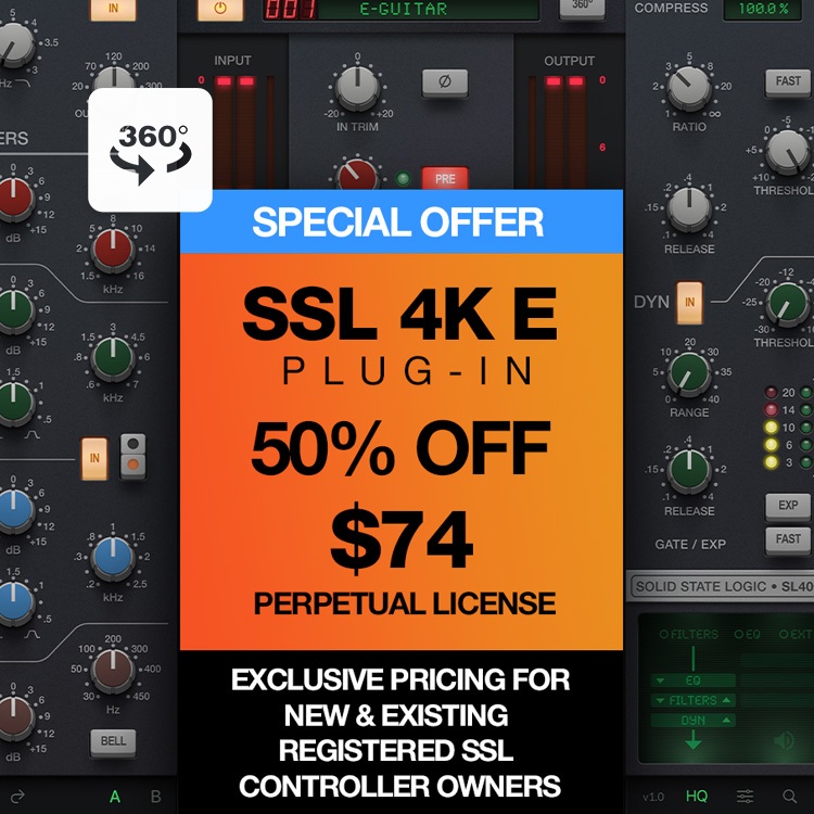 SSL 4K E Channel-Strip-Plugin